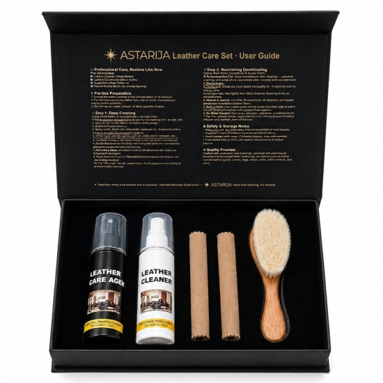 ASTARIJA Premium Set zur Lederreinigung und Lederpflege