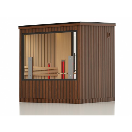 JJSPA ZEN CUBE HYBRID CLASSIC – Kombinierte Außensauna