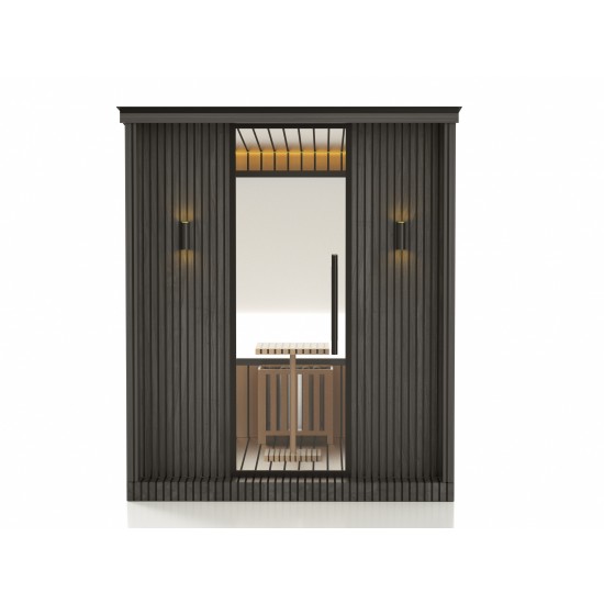 JJSPA ZEN CUBE HYBRID CLASSIC – Kombinierte Außensauna