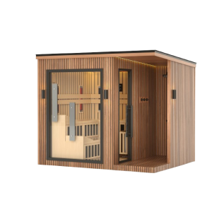 JJSPA ZEN CUBE HYBRID ELEGANCE - Kombinierte Außensauna