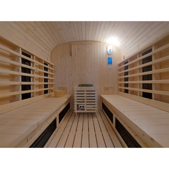 JJSPA JZC220 – Kombinierte Außensauna