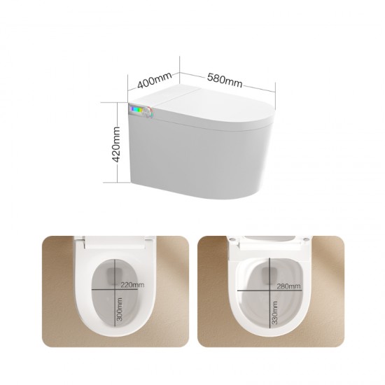 SECRET T6 – Wandhängendes Intelligentes WC