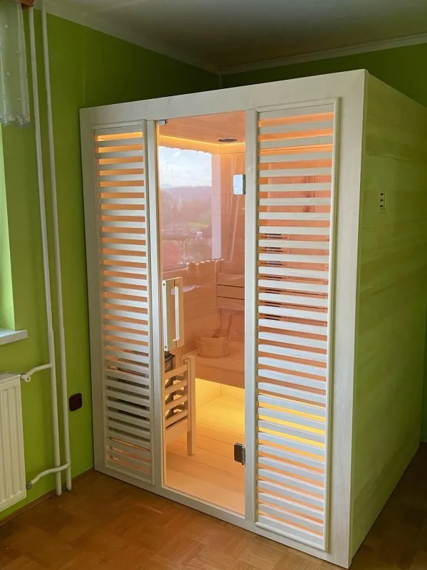 JJSPA SH-540 Kombisauna mit Lamellenfront