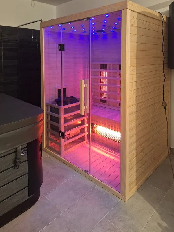 JJSPA JI150 Infrarotkabine mit zusätzlichem Saunaofen