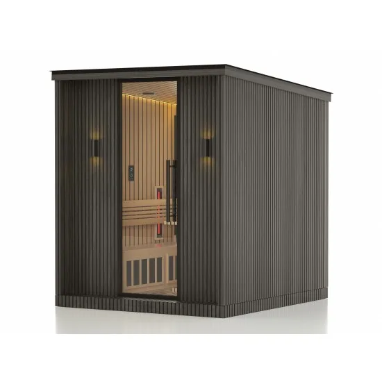 JJSPA ZEN CUBE HYBRID CLASSIC – Kombinierte Außensauna