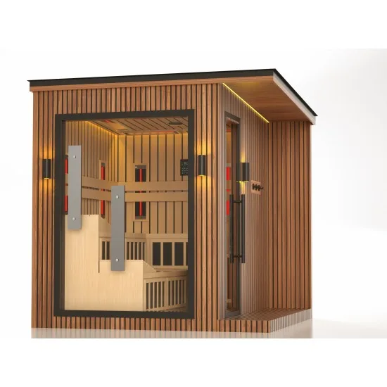 JJSPA ZEN CUBE HYBRID COMFORT - Kombinierte Außensauna