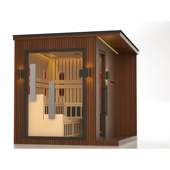 JJSPA ZEN CUBE HYBRID COMFORT - Kombinierte Außensauna