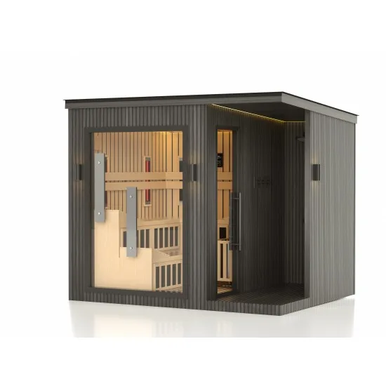 JJSPA ZEN CUBE HYBRID ELEGANCE - Kombinierte Außensauna