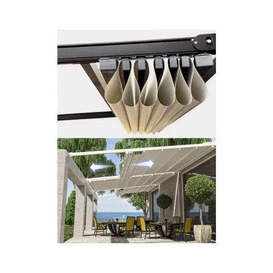 JJSPA EasyGlide – Pergola mit Schiebedach
