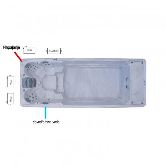 JJSPA Gamma 3041 - Swim Spa