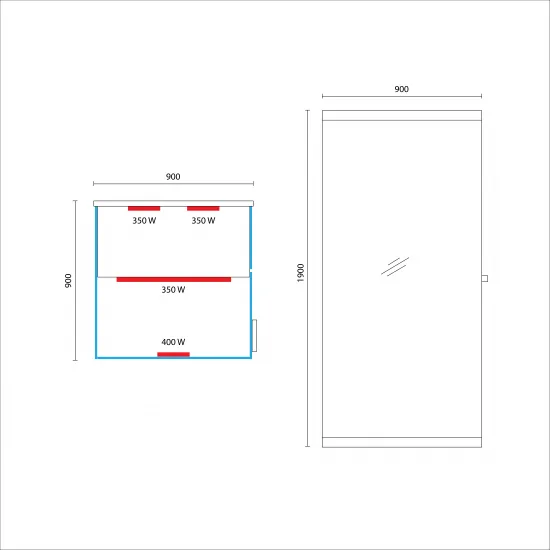 JJSPA JIO90A - Infrarotsauna
