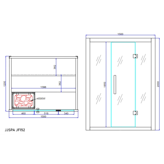 JJSPA JF152 – Finnische Sauna