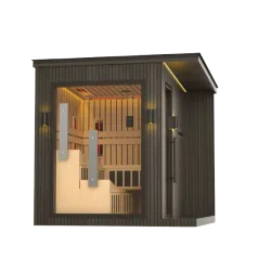 JJSPA ZEN CUBE HYBRID COMFORT - Kombinierte Außensauna