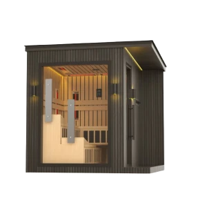 JJSPA ZEN CUBE HYBRID COMFORT - Kombinierte Außensauna