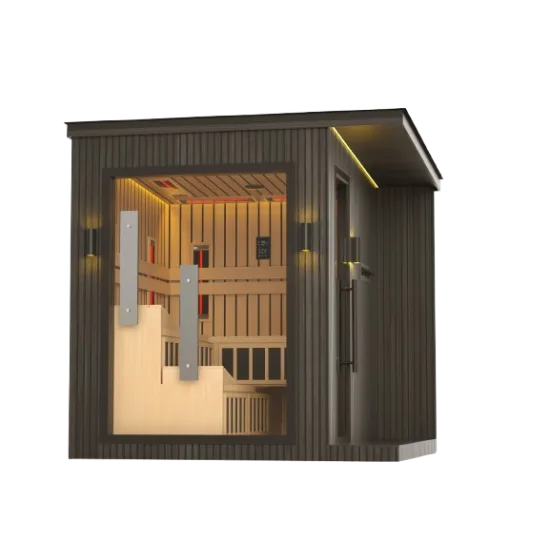 JJSPA ZEN CUBE HYBRID COMFORT - Kombinierte Außensauna