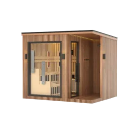 JJSPA ZEN CUBE HYBRID ELEGANCE - Kombinierte Außensauna