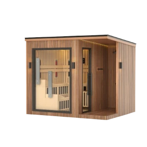 JJSPA ZEN CUBE HYBRID ELEGANCE - Kombinierte Außensauna