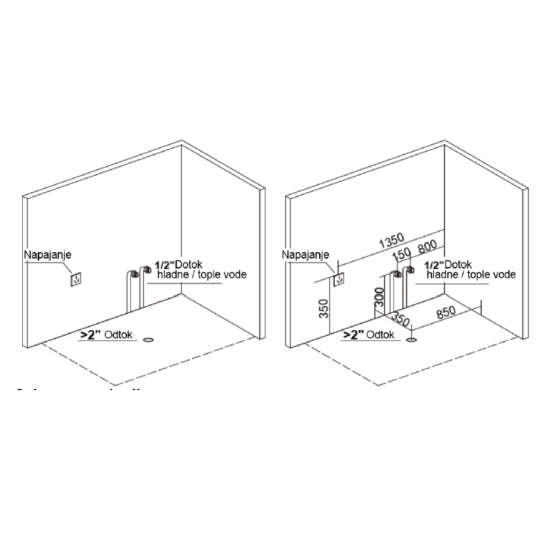 JJSPA SERENO - Whirlpool-Badewanne